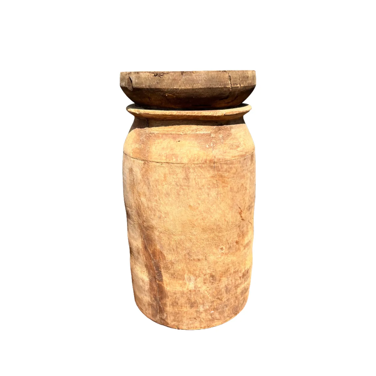 Pot Hout H26xØ15 cm