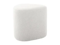 Pouf Ada organic bouclé off white