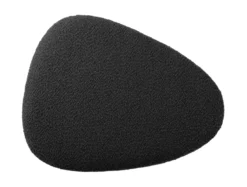 Pouf Ada organic large bouclé black