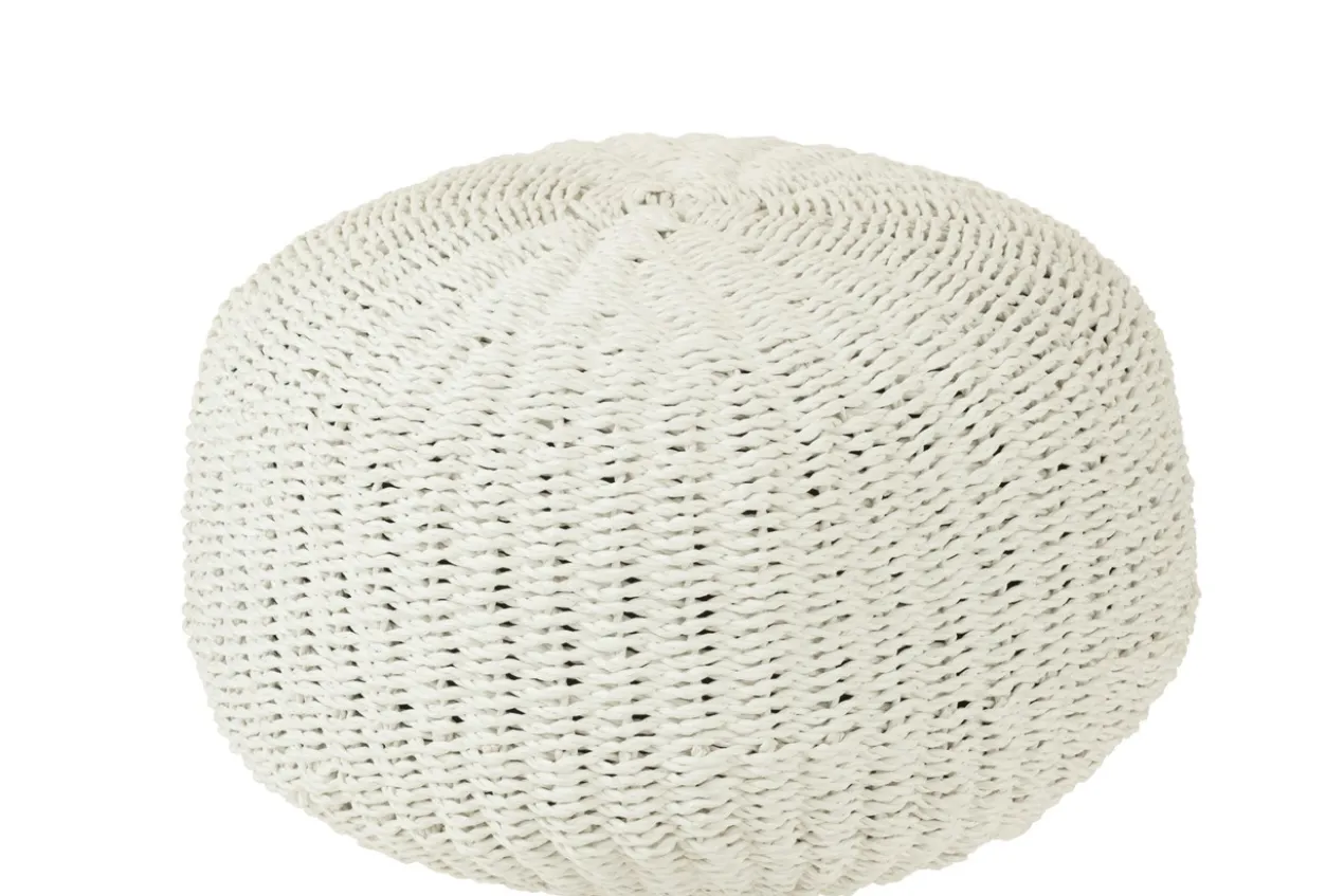 Pouf Roundabout Wit