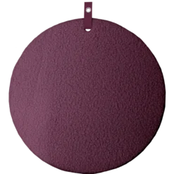 Prikbord memo bouclé Ø60 cm aubergine
