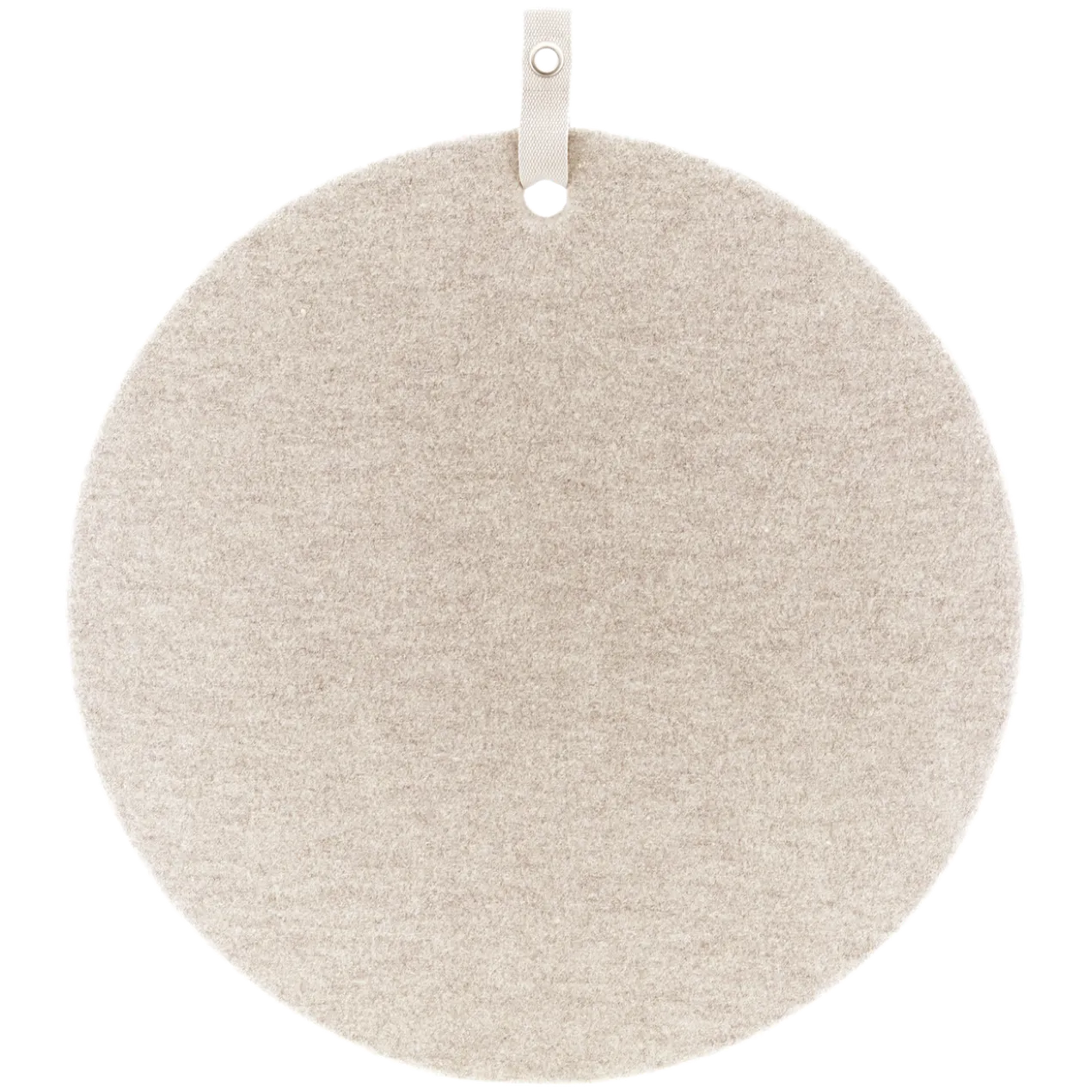 Prikbord memo wolvilt Ø60 cm kiezel