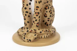 Proudly crowned panther candle holder spotted