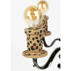 Proudly crowned panther vloer lamp spotted
