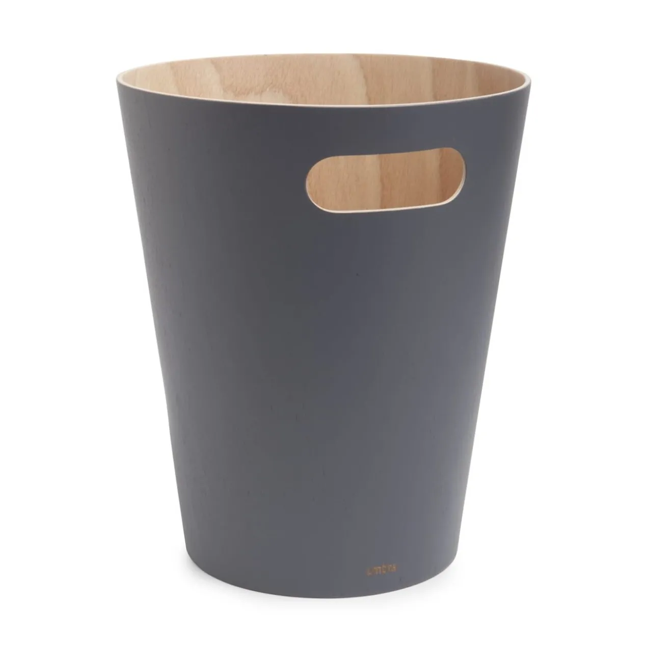 Prullenbak Woodrow 7,5 liter donkergrijs