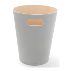 Prullenbak Woodrow 7,5 liter lichtgrijs