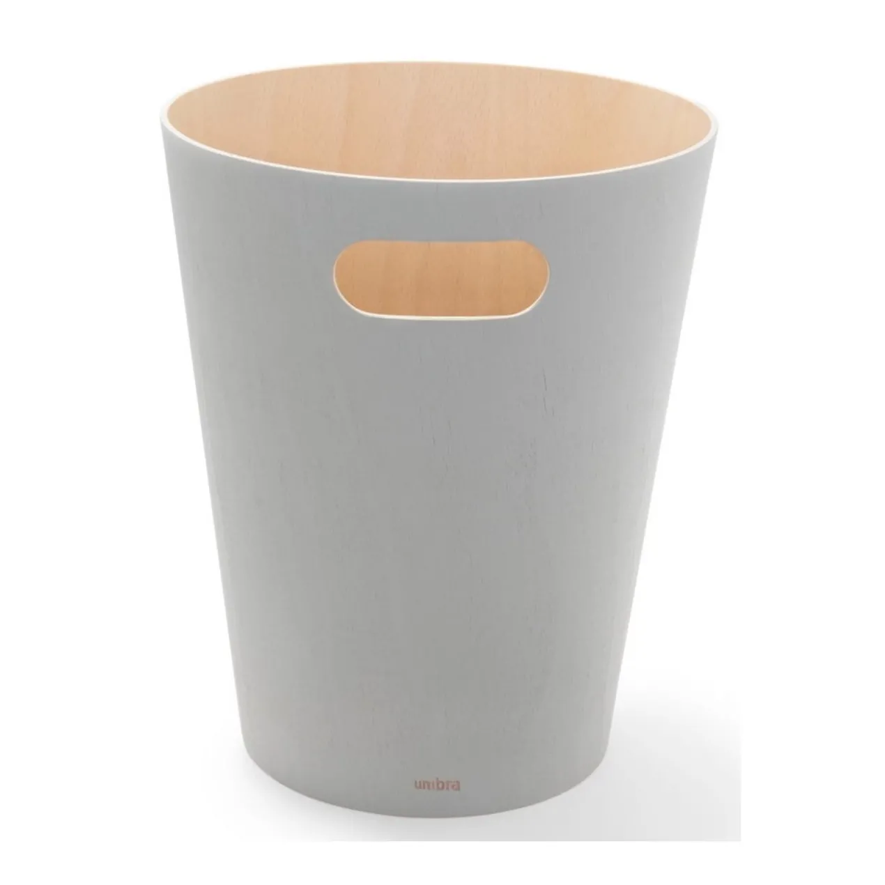 Prullenbak Woodrow 7,5 liter lichtgrijs