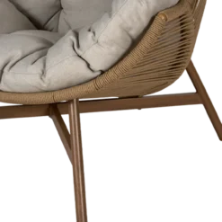 Rattan tuin loungestoel Ayla Beige