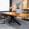 Rechthoekige eettafel Maas Maat 300 Matrixpoot