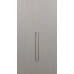 Rens 2-deurs hang/legkast greep lang noten/pebble grey [fsc]