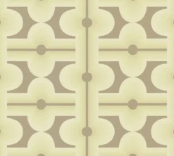 Retro behang nostalgische patronen – bruin, groen Nostalgische patronen op retro behang – bruin, groen #1