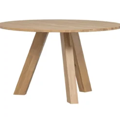 Rhonda eettafel o129 cm eiken naturel [fsc]