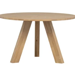 Rhonda eettafel o129 cm eiken naturel [fsc]