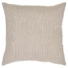 Ribstof sierkussen Mabel Beige