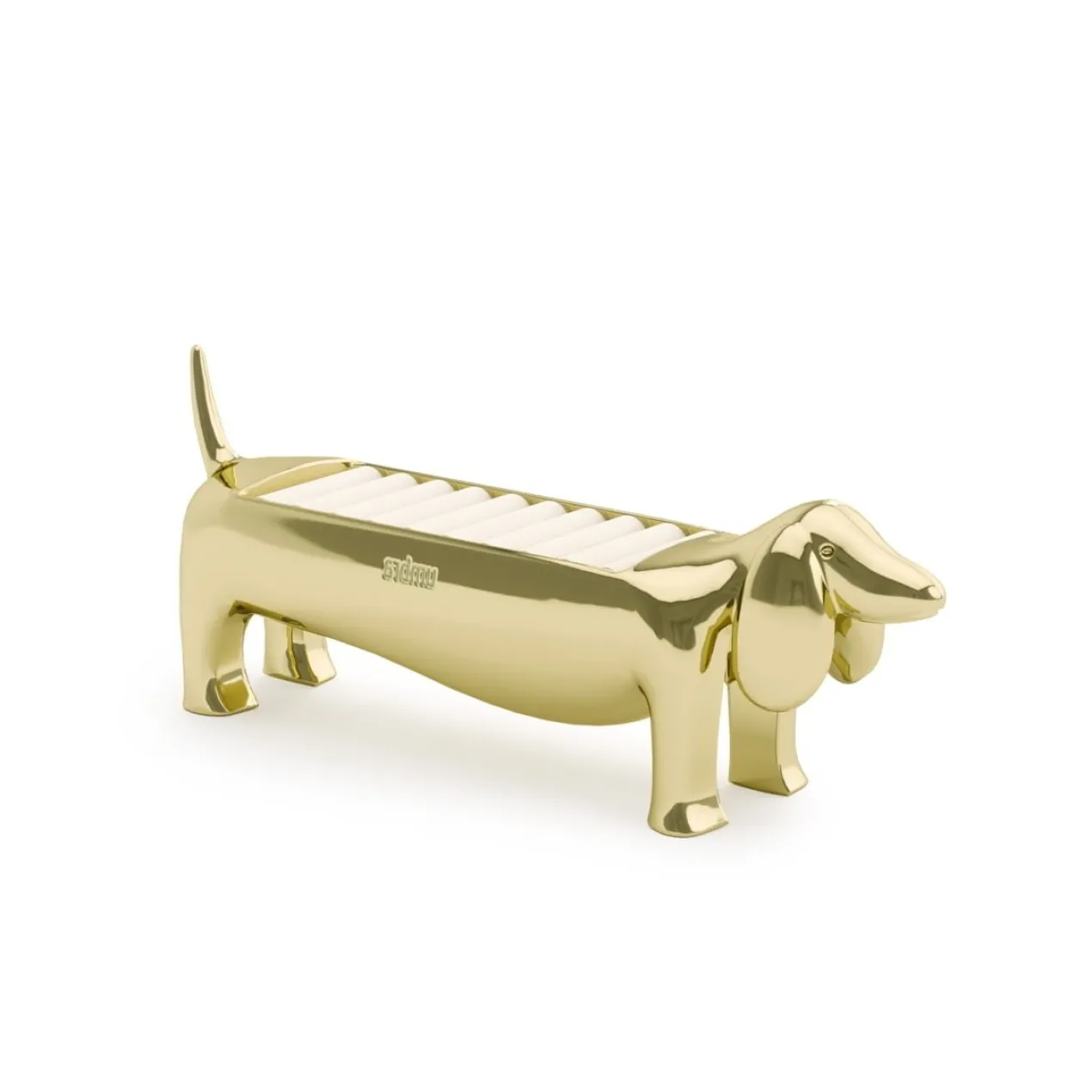 Ringhouder Dachsie Teckel messing