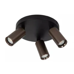 RITMO PLAFONDSPOT Ø 18CM 3-LICHTS KOFFIE
