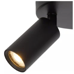 RITMO PLAFONDSPOT Ø 18CM 3-LICHTS ZWART