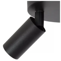 RITMO PLAFONDSPOT Ø 18CM 3-LICHTS ZWART