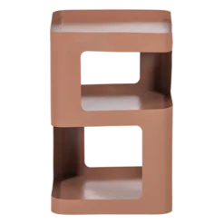 Riv bijzettafel/nachtkastje metaal zalmroze
