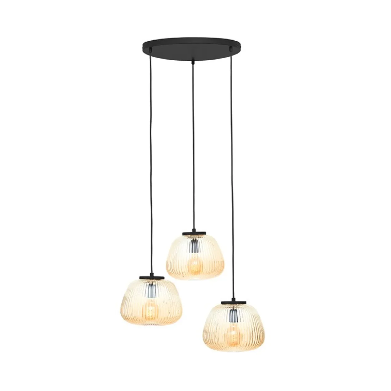 ROBBIE HANGLAMP 3-LICHTS ROND