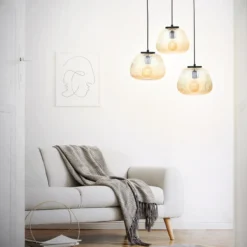 ROBBIE HANGLAMP 3-LICHTS ROND
