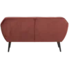 Rocco bank 150 cm velvet bordeauxrood [fsc]