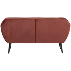 Rocco bank 150 cm velvet bordeauxrood [fsc]