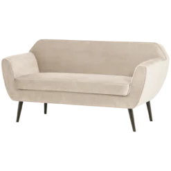 Rocco bank 150 cm velvet off white [fsc]
