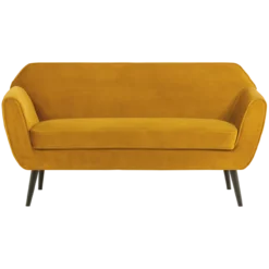 Rocco bank 150 cm velvet okergeel [fsc]