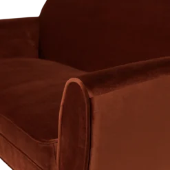 Rocco bank 150 cm velvet roestbruin [fsc]