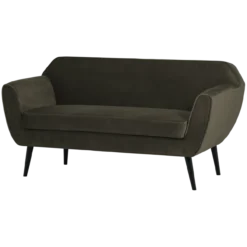 Rocco bank 150 cm velvet warmgroen [fsc]