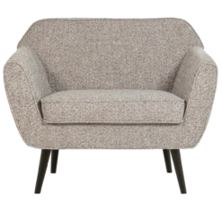 Rocco fauteuil geweven stof bruin melange [fsc]