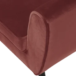Rocco fauteuil velvet bordeauxrood [fsc]