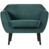 Rocco fauteuil velvet groenblauw