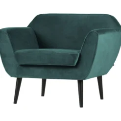 Rocco fauteuil velvet groenblauw