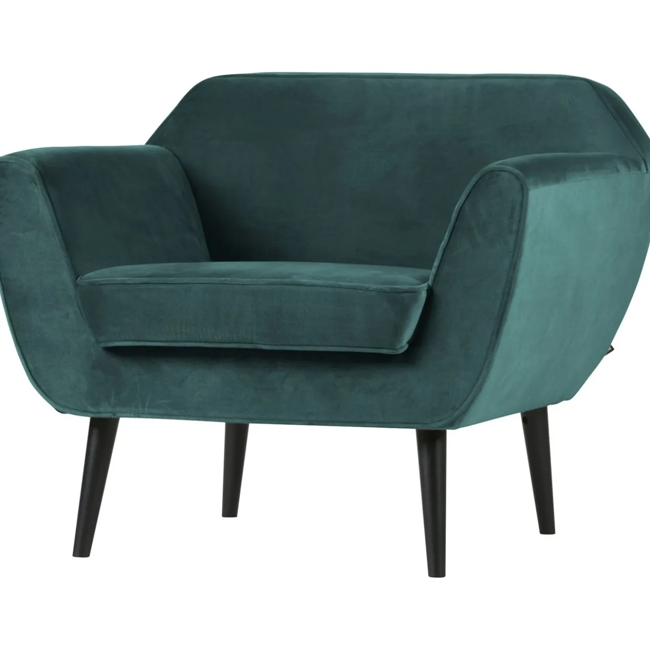 Rocco fauteuil velvet groenblauw