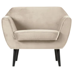 Rocco fauteuil velvet off white [fsc]