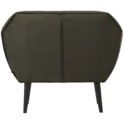 Rocco fauteuil velvet warmgroen