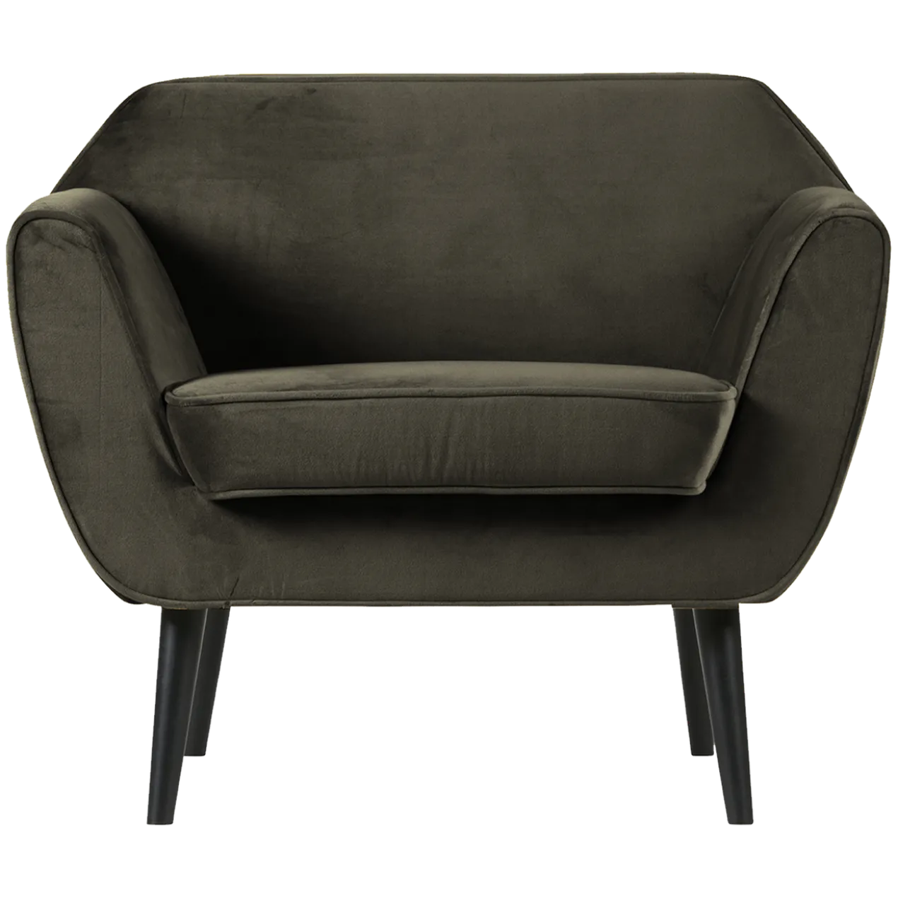 Rocco fauteuil velvet warmgroen