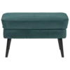 Rocco hocker velvet groenblauw