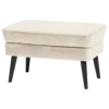 Rocco hocker velvet off white [fsc]