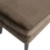 Rocco hocker velvet warmgroen