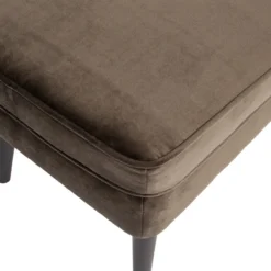 Rocco hocker velvet warmgroen