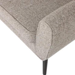 Rocco xl bank 230 cm geweven stof bruin melange [fsc]