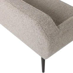 Rocco xl bank 230 cm geweven stof bruin melange [fsc]