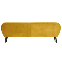 Rocco xl bank 230 cm velvet okergeel