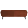 Rocco xl bank 230 cm velvet roestbruin