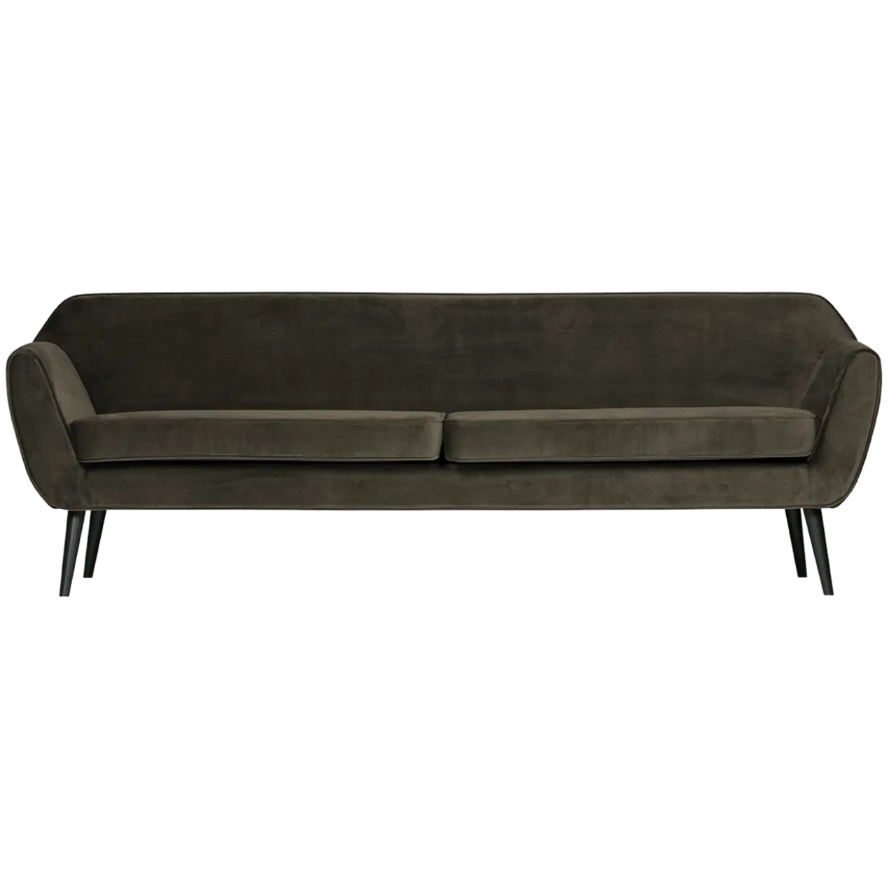 Rocco xl bank 230 cm velvet warmgroen