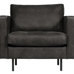 Rodeo classic fauteuil ecoleer zwart