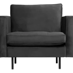 Rodeo classic fauteuil velvet antraciet